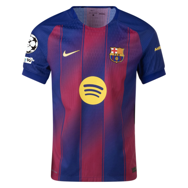 Lamine Yamal FC Barcelona 2025-26 Home Fan Version Jersey
