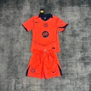 Barcelona 2025-26 Third Kids Kit