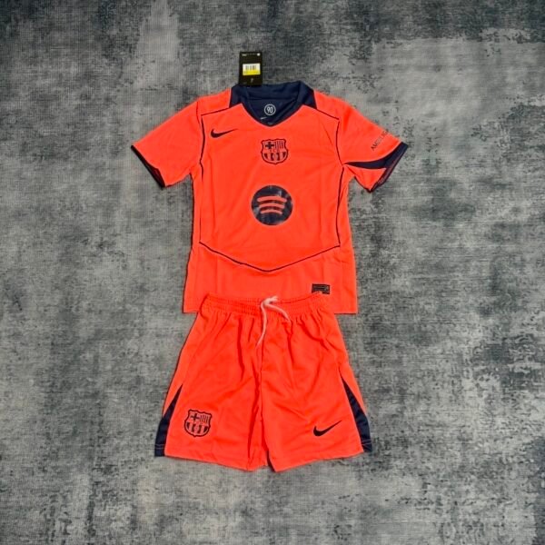 Barcelona 2025-26 Third Kids Kit