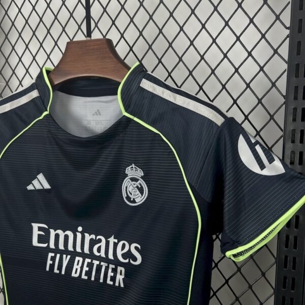 Real Madrid 2025-26 Away Kids Kit