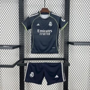 Real Madrid 2025-26 Away Kids Kit