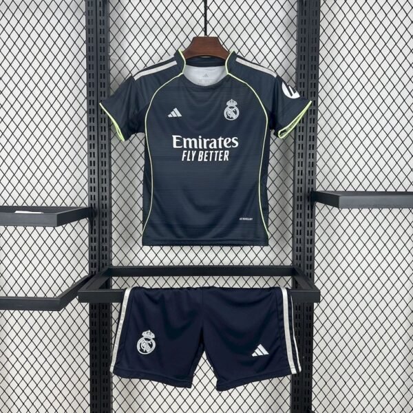 Real Madrid 2025-26 Away Kids Kit