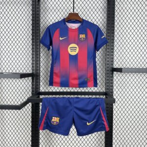 Barcelona 2025-26 Home Kids Kit