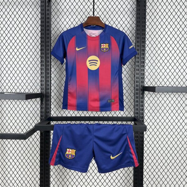 Barcelona 2025-26 Home Kids Kit