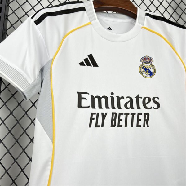 20bed8d7 Real Madrid 2025-26 Home Kids Kit