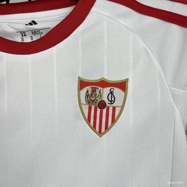 Sevilla FC 2025-26 Home Kids Kit