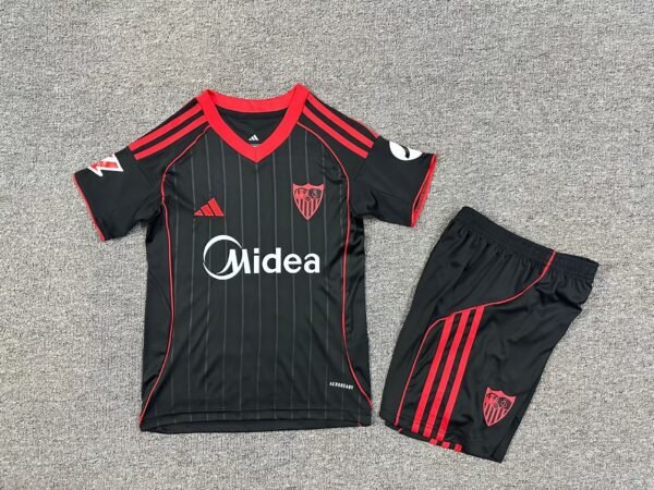 7f1f5e7b Sevilla FC 2025-26 Third Kids Kit