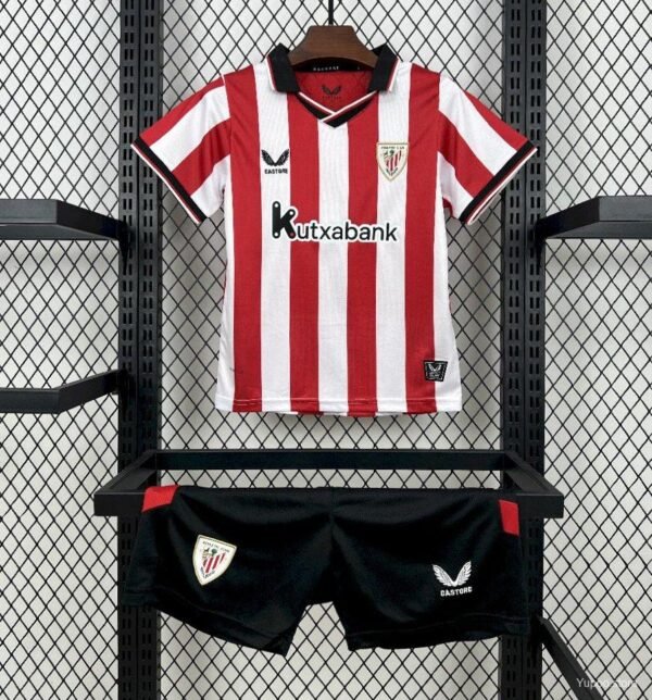 Athletic Bilbao 2025-26 Home Kids Kit