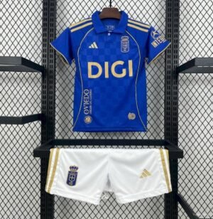 Real Oviedo 2025-26 Home Kids Kit