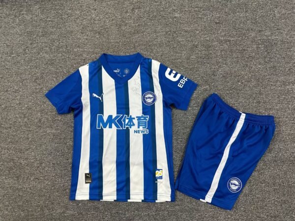 b95a6640 Deportivo Alavés 2025-26 Home Kids Kit
