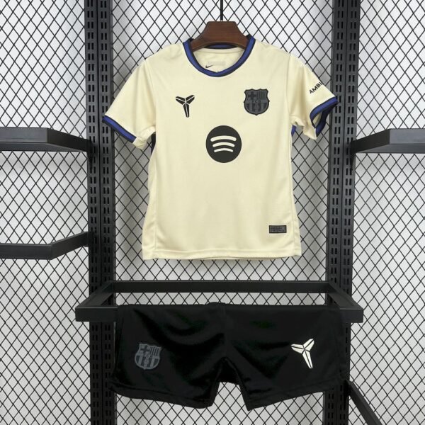 Barcelona 2025-26 Away Kids Kit