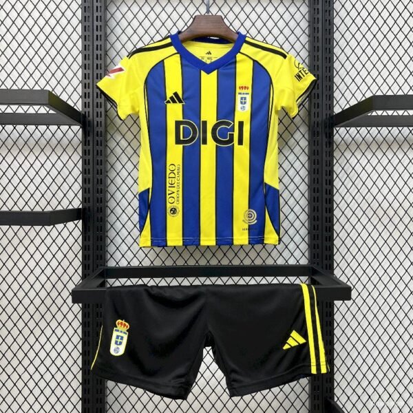 Real Oviedo 2025-26 Away Kids Kit