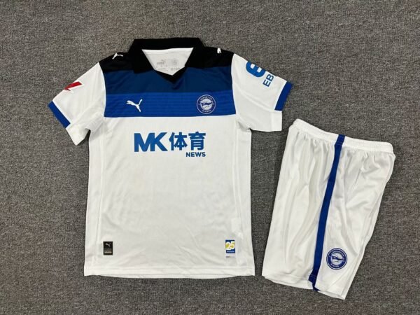 e89c1dd8 Deportivo Alavés 2025-26 Away Kids Kit