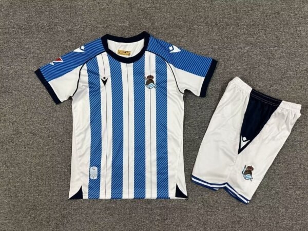 f0eca8dc Real Sociedad 2025-26 Home Kids Kit