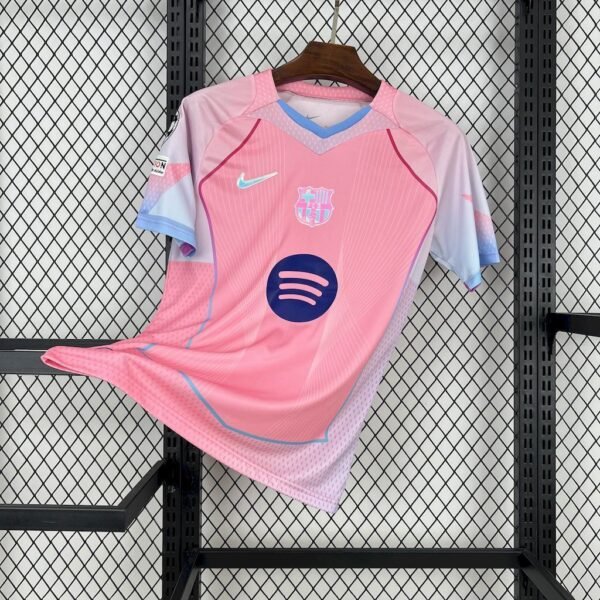 FC Barcelona 2025-26 pink special edition Fan Version