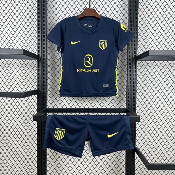 Atletico Madrid 2025-26 Away Kids Kit